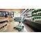 Inklapbare trolley CLAX®- met vouwkrat - 46 L - grijs/groen