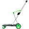 Inklapbare trolley CLAX®- met vouwkrat - 46 L - grijs/groen