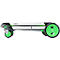 Inklapbare trolley CLAX®- met vouwkrat - 46 L - grijs/groen