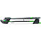 Inklapbare trolley CLAX®- met vouwkrat - 46 L - grijs/groen