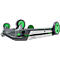 Inklapbare trolley CLAX®- met vouwkrat - 46 L - grijs/groen