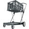 Inklapbare trolley CLAX®- met vouwkrat - 46 L - grijs