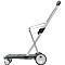 Inklapbare trolley CLAX®- met vouwkrat - 46 L - grijs
