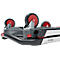 Inklapbare trolley CLAX®- met vouwkrat - 46 L - grijs/rood