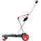 Inklapbare trolley CLAX®- met vouwkrat - 46 L - grijs/rood