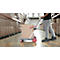 Inklapbare trolley CLAX®- met vouwkrat - 46 L - grijs/rood