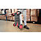Inklapbare trolley CLAX®- met vouwkrat - 46 L - grijs/rood