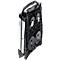 Inklapbare trolley CLAX®- met vouwkrat - 46 L - grijs/zwart
