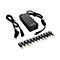 InLine 26618S Universal - Netzteil - Wechselstrom 100-240 V - 90 Watt - Ausgangsanschlüsse: 2 - Schwarz