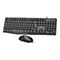 InLine Basic Desktop II - Tastatur-und-Maus-Set - full size - USB - QWERTZ - Deutsch