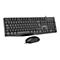 InLine Basic Desktop II - Tastatur-und-Maus-Set - full size - USB - QWERTZ - Deutsch