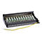 InLine - Patch Panel - geeignet für Wandmontage, Tisch montierbar - CAT 6a - RJ-45 X 12 - Schwarz, RAL 9005