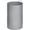 Grauer, zylindrischer Behälter mit zwei Griffen.