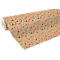 Inpakpapier Clairefontaine kerstversiering, 1 rol met L 50 m x B 700 mm, aan 1 zijde bedrukt, kraftpapier, bruinrood