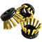 Insert brosse pour tapis annulaire en caoutchouc, jaune