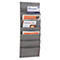 Insteekbord hangend model, PP, A4 liggend, 6 vakken