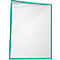 Insteekhoes, magnetisch, PET-folie, A3 horizontaal/verticaal, groen, 5 stuks