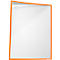 Insteekhoes, magnetisch, PET-folie, A3 horizontaal/verticaal, oranje, 5 stuks