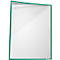 Insteekhoes, magnetisch, PET-folie, A4 horizontaal/verticaal, groen, 5 stuks