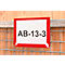 Insteekhoezen, gekleurd, A4 liggend, rood, 10 stuks