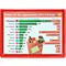 Insteekhoezen, gekleurd, A4 liggend, rood, 10 stuks