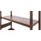 Insteekstelling bloemen of allround ORDO Flex - stalen - modulaire - B 1060 x D 435 x H 2000 mm - draagvermogen 1200 kg - poedercoating roestbruin