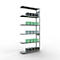 Insteekstelling MULTIplus250 Express - aanbouwsectie - B 1300 x D 400 x H 3000 mm - 7 legborden - draagvermogen 250 kg - staal - verzinkt