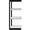 Insteekstelling Stora 100, stellingsectie, 4 legborden, b 750 mm