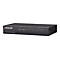 Schwarzer 8-Port Fast Ethernet Office Switch von Intellinet vor weißem Hintergrund.