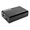 Schwarzer Gigabit Ultra PoE Splitter mit USB-C-Ausgang von Intellinet Network Solutions.