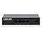 Schwarzer 5-Port Gigabit Ethernet PoE+ Switch von Intellinet mit LAN-Anschlüssen und Status-LEDs.