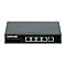 Intellinet - Switch - unmanaged - 4 x 10/100/1000 (PoE++) + 1 x 10/100/1000 (Uplink) - Desktop, wandmontierbar - 4PPoE / PoE++ (140 W)