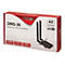 Verkaufsverpackung des PowerOn DMG-36 PCIe-Adapters mit WLAN 6E und Bluetooth 5.2 Antennen.