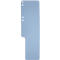 Intercalaire vertical Exacompta, L 100 x H 320 mm, en carton recyclé, bleu clair, 100 pièces