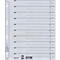 Intercalaires à découper n° 1650, format A4, gris, 200 g/m², 100 p.