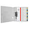 Intercalaires Cosy Leitz®, A4 extra large, inscriptible, perforation universelle, feuille de couverture remplaçable, polypropylène, onglets colorés 1-12