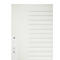 Intercalaires en papier LEITZ®, A4, pour classeurs suspendus, vierge (20 feuilles), n° 6096