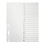 Intercalaires en papier LEITZ®, format A4, n° 1231 1-31 (31 feuilles),