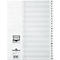 Intercalaires en plastique DURABLE, format A4, lettres A-Z (24 intercalaires), blanc