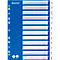 Intercalaires en PP avec couverture bleue LEITZ®, calendrier jan.-déc.