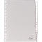 Intercalaires en PP avec onglets interchangeables DURABLE, lettres/chiffres A-Z/1-20, gris