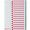 Intercalaires KolmaFlex, A4, numérotés, 15 p.