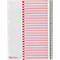Intercalaires KolmaFlex, A4, numérotés, 24 p.