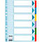 Intercalaires Mylar, A4, 6 onglets vierges