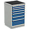 Interieurcombinatie voor Treston-ladekast 1330 mm breed, 56 vakken (28 sets van 2 vakken)