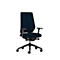 Interstuhl Bürostuhl Joyceis3 JC266, mit Armlehnen, 3D-Synchronmechanik, Flachsitz, Netzrücken, kobaltblau/schwarz