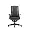 Interstuhl bureaustoel PUREis3, vaste armleuningen, 3D auto-synchroonmechanisme, kuipzitting, gazen rugleuning, zwart/zwart