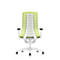 Interstuhl bureaustoel PUREis3, verstelbare armleuningen, 3D auto-synchroonmechanisme, kuipzitting, gazen rugleuning, meigroen/wit