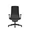 Interstuhl bureaustoel PUREis3, verstelbare armleuningen, 3D auto-synchroonmechanisme, kuipzitting, gestoffeerde rug, zwart/zwart