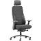 Interstuhl fauteuil pivotant TWENTYFOURis5 TF118, avec accoudoirs 5D T, mécanisme synchrone, soutien lombaire, appui-tête réglable, topper assise et dossier, noir